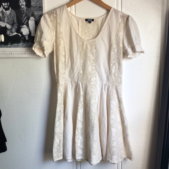 ASOS Dresses & Skirts - White crochet skater dress